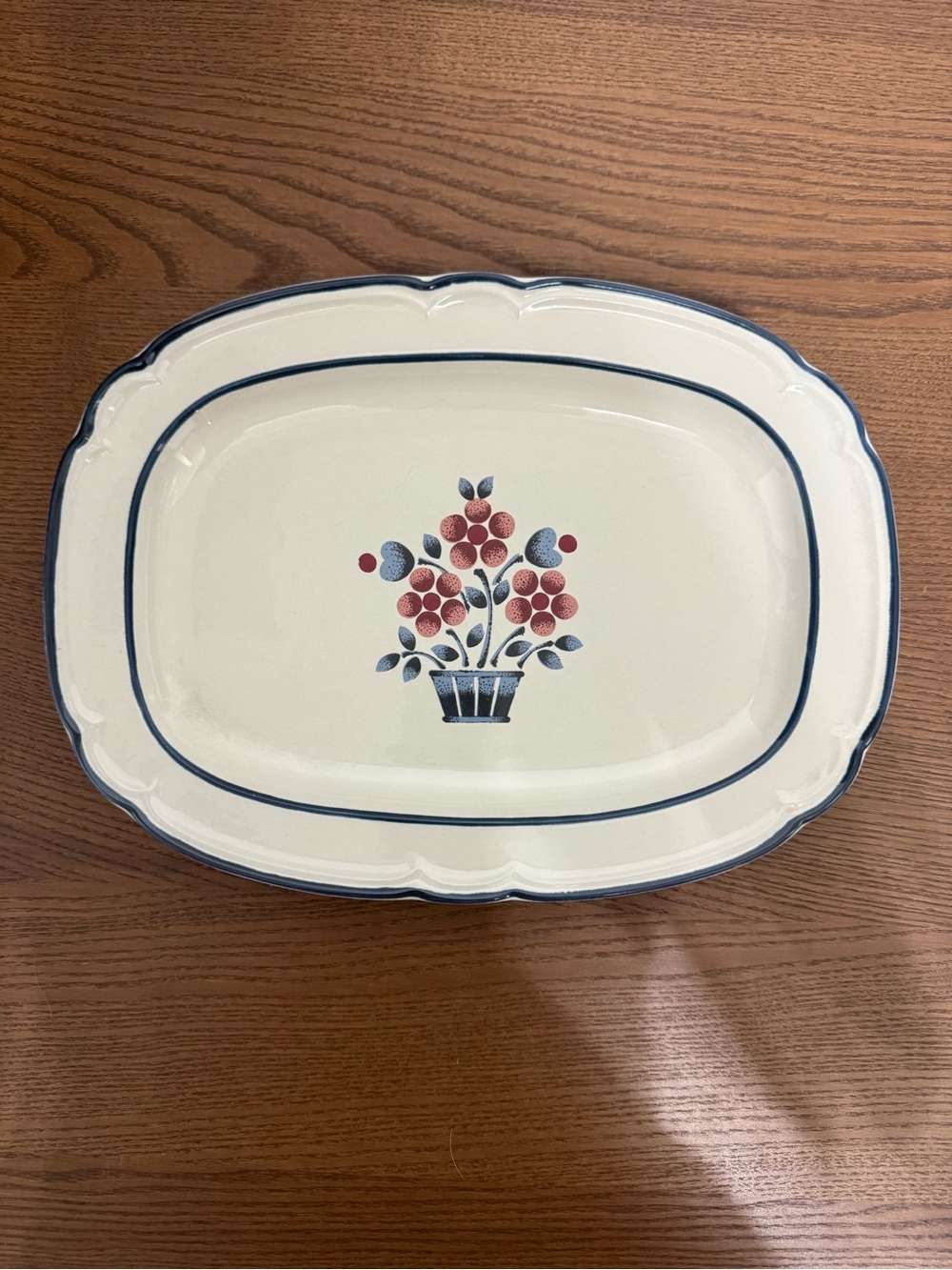 Vintage 1970s Hearthside Cumberland Brambleberry Serving Platter